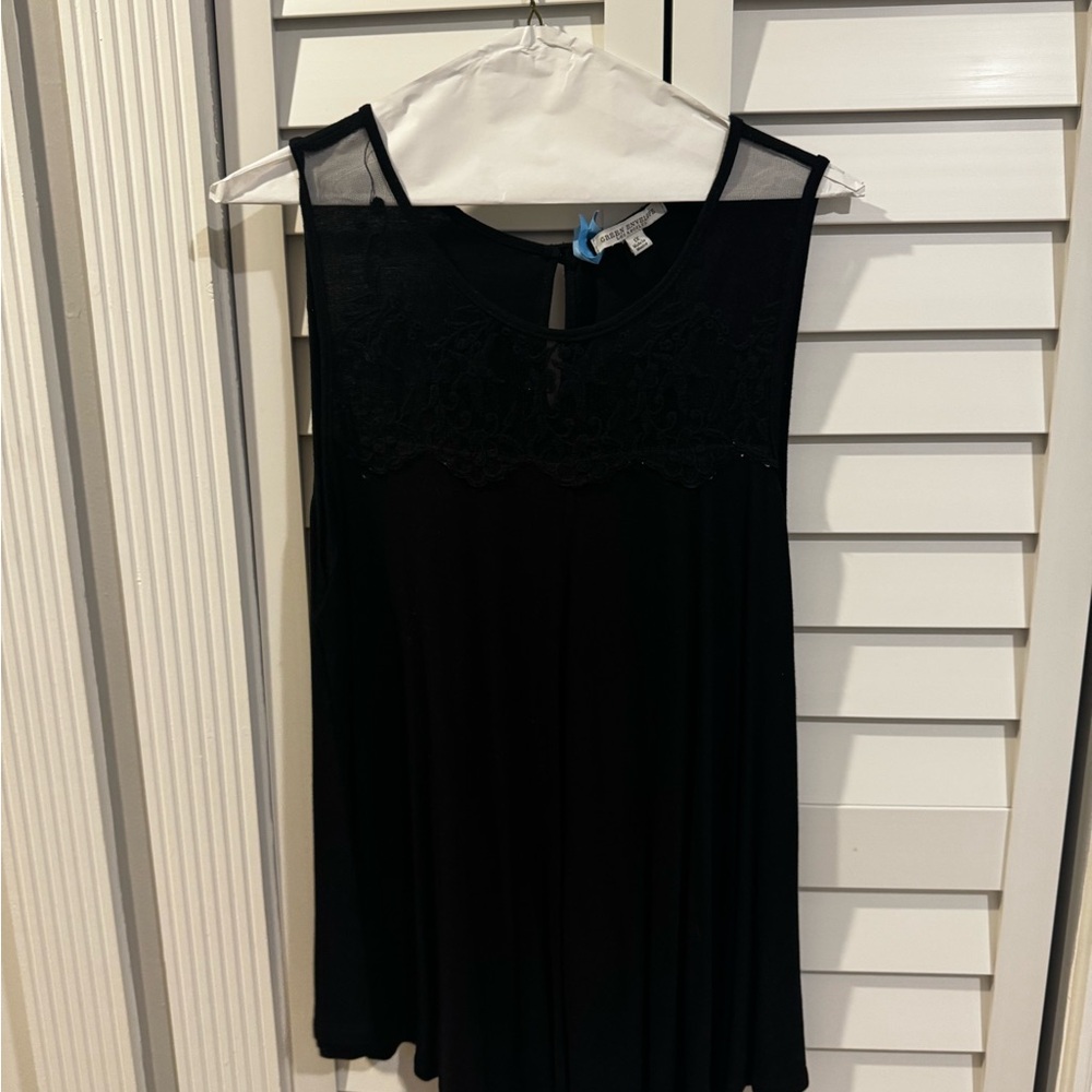 Green Envelope Black Textured Top